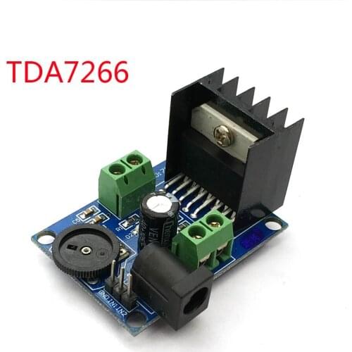 HIFI Audio Board Two Channel TDA7266 TDA7297 Operational Audio Amplifier Module Chips 7W+7W Dual Channel 4-8 ohm 5-15W