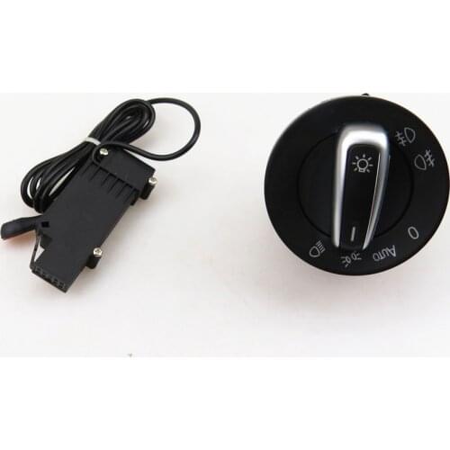 READXT Car Chrome Headlight Switch with auto Sensor light For VW Passat B6 Caddy Tiguan Touran jETTA Golf 5 MK5 6 MK6 5ND941431B