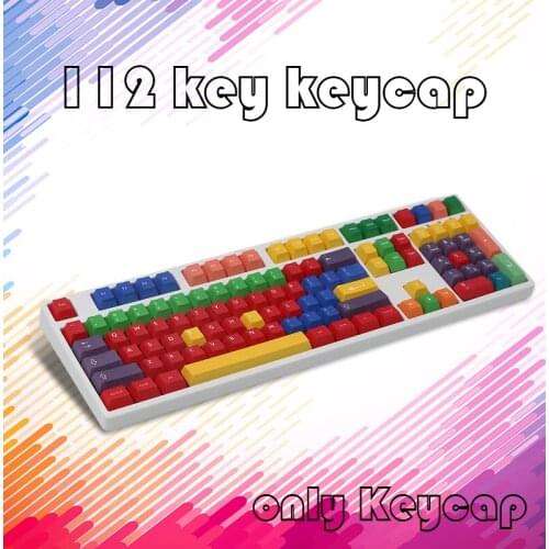 Handarbeit Basis Keycaps Cherry Profile Dye Sub PBT Keycap For Cherry MX Switch 61/87/104/108 Mechanical Keyboard