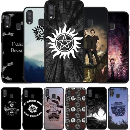 TV series Supernatural Black Phone Case For Samsung Galaxy A71 A51 A41 A31 A20E A10 A20 A40 A50 A70 M30S M20 A7 A8 A9 2018