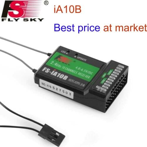FS-IA10B Flysky 10ch Receiver FS IA10B for RC Transmitter FS-I10 FS-I6S FPV RC Heli Plane Quadcopter drone RC Airplane