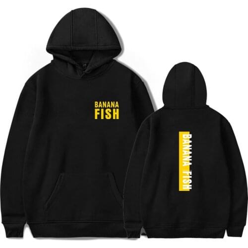 Hot Anime BANANA FISH Hoodies Men/women Fashion Hip Hop Harajuku Streetwear Casual BANANA FISH Mens Hoodies Sweatshirt Hooded
