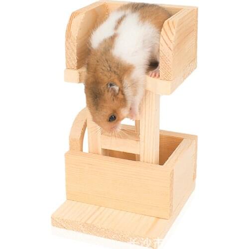 Hamster Chew Toys Accessories Pet Natural Wooden