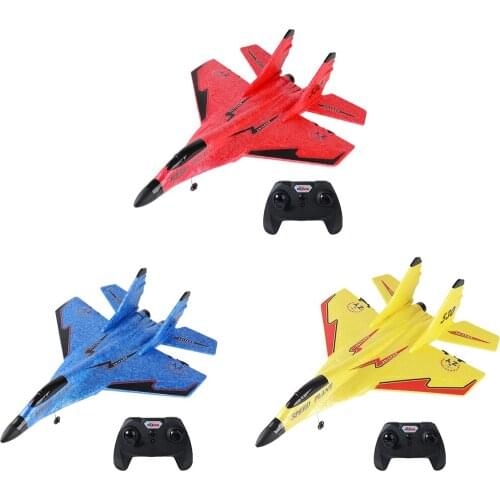2.4G RC Plane Drone RTF Cool Lights EPP Foam Outdoor Aircraft Model Toys with Gyro Stabilization System