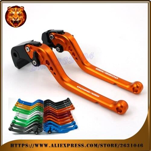 Motorcycle Adjustable Long Short Brake Clutch Levers For SUZUKI GSXR600 GSX-R600 2011 12 13 14 2015 NEW STYLE free shipping