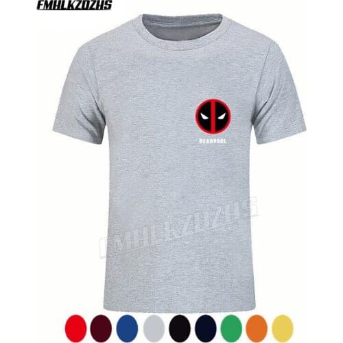 Deadpool Raglan Men T Shirts 2021 Summer 100% Cotton High Quality Men T Shirt Hip Hop Male T-Shirts T205