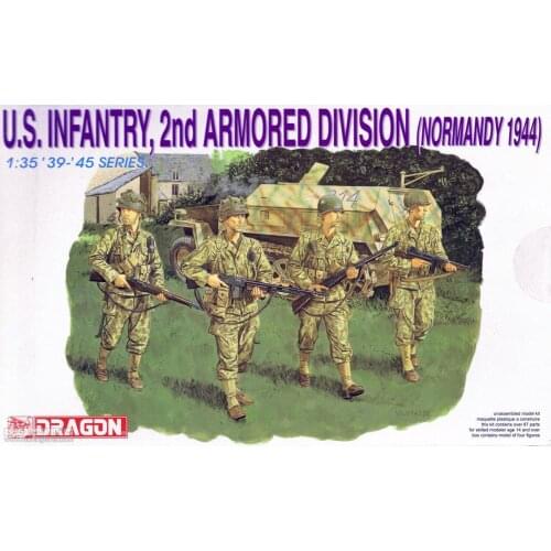 DRAGON 6120 1/35 U.S. Infantry 2nd Armored Division (Normandy 1944)model kit