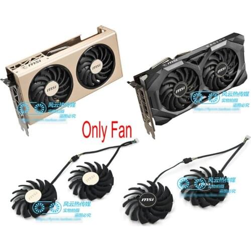 New Original for MSI RX5700 RX5700XT EVOKE MECH Graphics Video Card Cooling Fan PLD09210S12HH