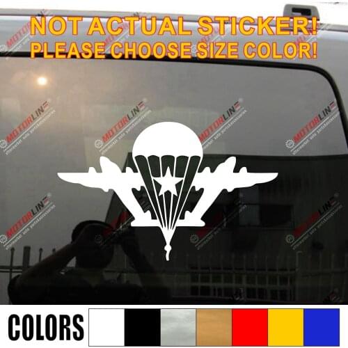 Russian Airborne Troops VDV Car Decal Sticker Russia WW2 Flag of Airborne Forces pick size color die cut no background