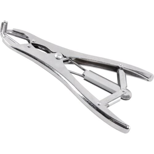 Farm Animal Bloodless Broken Tail Castration Forceps Piglets Sheep Tail Docking Clamp Removal Expansion Plier Veterinary Tool