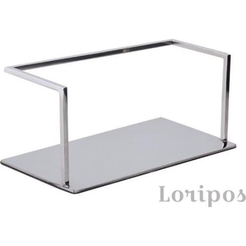 Desk Wallet Collection Desk Purse Storage Metal Wallet Display Stand Purse Display Tray Wallet HolderShelf Exhibition Rack Frame