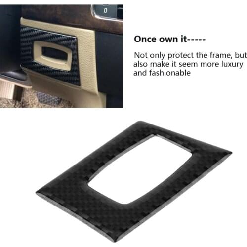 Carbon Fiber Key Hole Protection Circle Ignition Switch Decoration Circle Car styling for BMW E90 E92 3 Series(2005 - 2012)