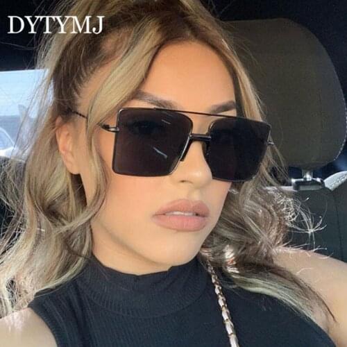DYTYMJ 2020 Square Sunglasses Women/Men Brand Designer Luxury Sunglasses Women Retro Shade Alloy Sunglasses Oculos De Sol UV400