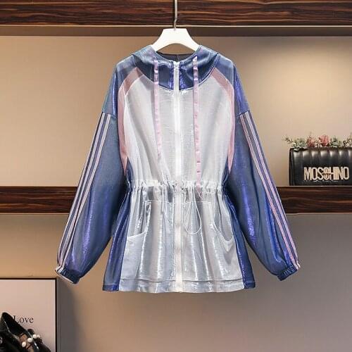 2021 New Arrival Women Outerwear & Coats Jackets Casual Long Patchwork Fashionable Coat Female Casaco Feminin Streetwear