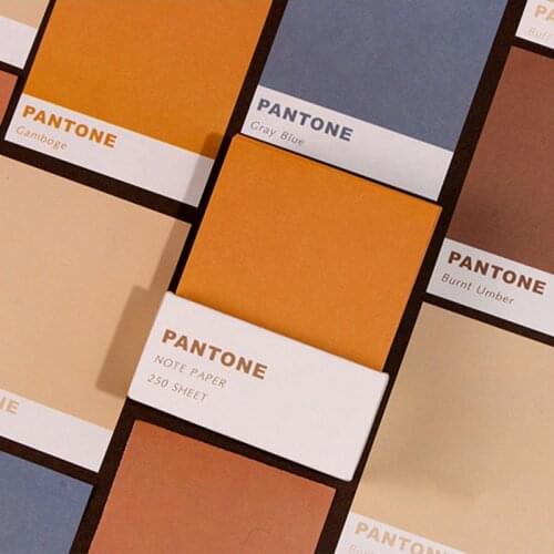 250 SHEETS Kawaii Solid Color Memo Pad Word Pocket Agenda Planner List Notepad Diary Stationery School Office Supplies sl1918