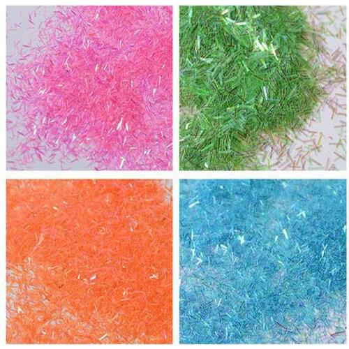 30g DIY Tiny Iridescent Holographic Sprinkle Confetti Resin Jewelry Mould Stuff Nail Art Bar Glitter Stripes Accessory Craft