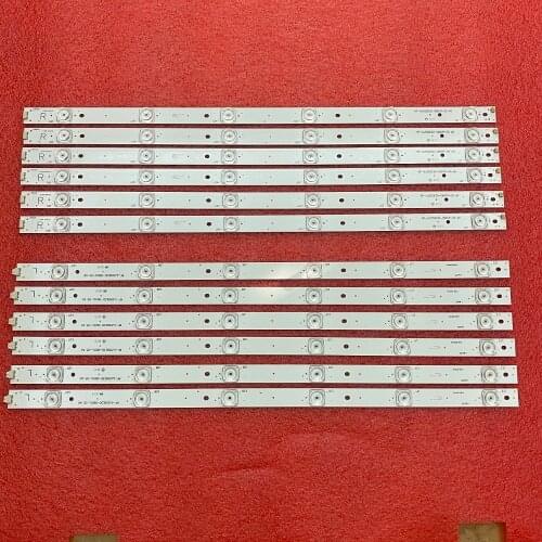 5set=60pcs LED Backlight strip for Sharp HWV55162Y LC-55CUG8461KS RF-AJ550E30-0601R 0601L-05 CRH-P5530300612R675 P5530300612L675