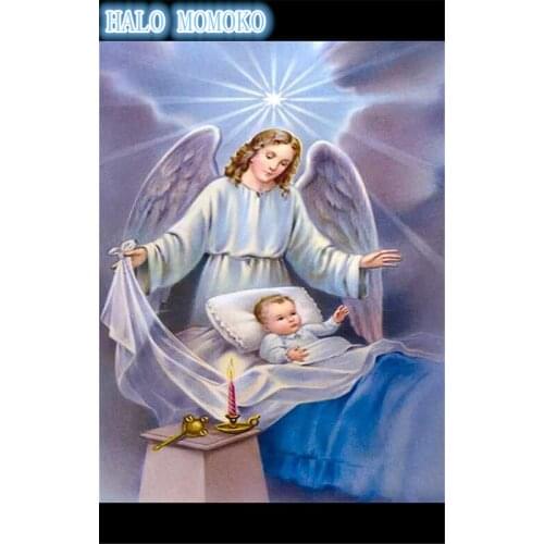 5d diamond mosaic,angle,full diy diamond painting,square diamond embroidery,3d painting Madonna Maria