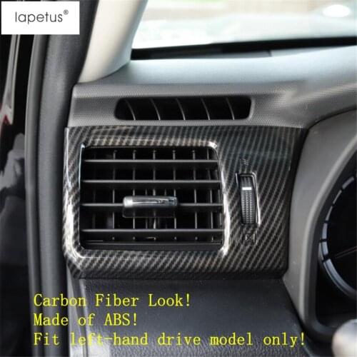 Lapetus Accessories Fit For Toyota 4Runner 2010 - 2019 ABS Dashboard Air Conditioner AC Vent Outlet Frame Molding Cover Kit Trim
