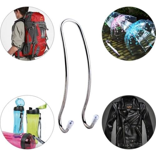 Auto Fastener Clips Metal Car Seat Hook Auto Headrest Hanger Bag Holder for Car Bag Purse Cloth Grocery Storage Fastener