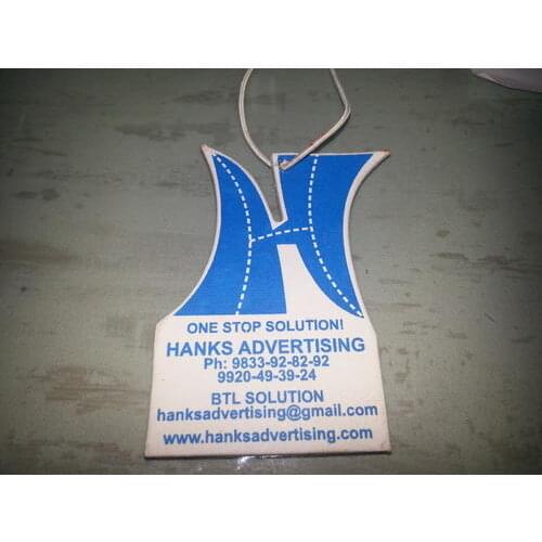 Free Shipping Via Fedex or DHL ,2014 new car scent custom make hanging paper car air freshener wholesale