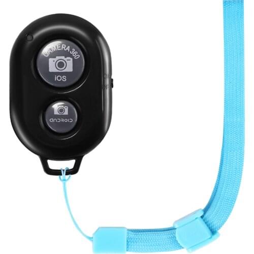 Neewer CellPhone Wireless Bluetooth Remote Control Shutter Release Blue Wrist Strap for Android For iPhone Samsung Huawei
