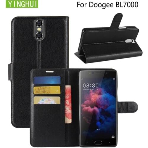 For Doogee BL5000 Case Luxury PU Leather Back Cover For Doogee BL7000 Case Flip Protective Phone Bag For Doogee DG580 cover
