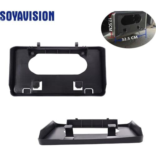 Black Plastic Front License Plate holder Bumper Mounting Bracket bumper Pad for Ford F150 2009 2010 2011 2012 2013 2014
