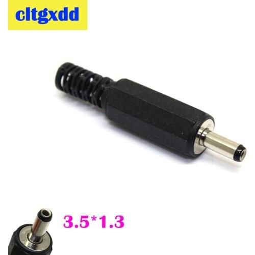 Cltgxdd 2-10pcs High Quality 3.5 mm*1.3 mm Male Solder 3.5*1.3mm DC Power Barrel Tip Plug Jack Connector Adapter