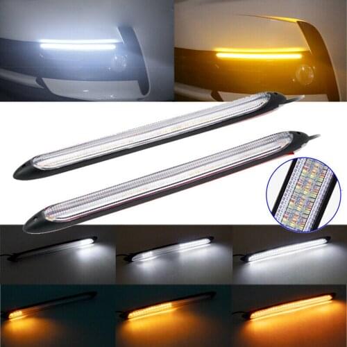 Daytime Running Light Fog Light Running Turn 48LED 12V White 15.5cm x 2cm