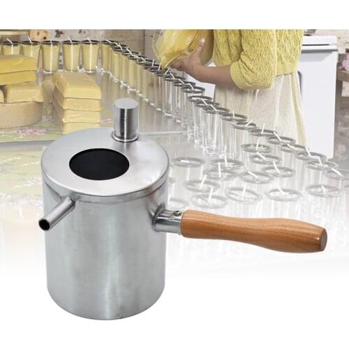 Stainless Steel Beeswax Melting Pot Wax Melter Pot Candle Tool Beekeeping Tool
