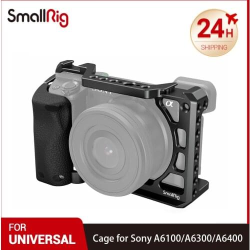 SmallRig Camera Cage with Silicone Handle for Sony A6100/A6300/A6400 Camera 3164