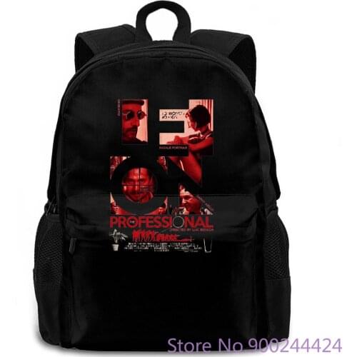Leon The Professional V4 White Movie Poster All s Male Harajuku Fitness Brand women men backpack laptop travel school adult