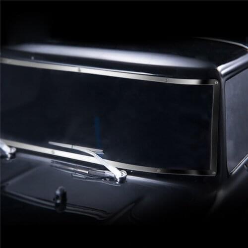 Metal Front Windscreen Decorative Strip for 1/10 TRAXXAS TRX4 Bronco RC Crawler Car Parts Accessories