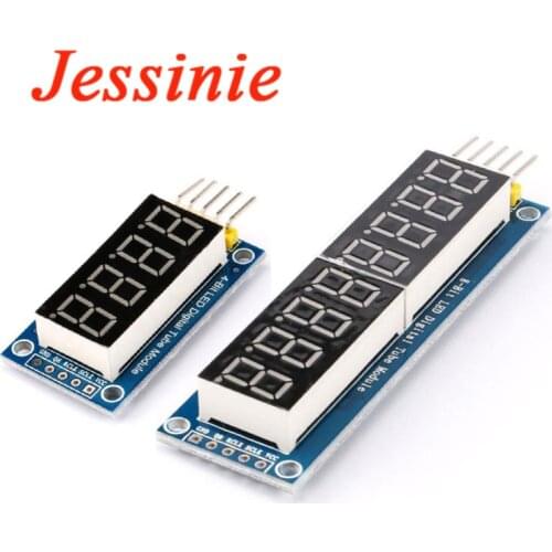 LED Display Module 7 Segment 4-bit 8-bit 0.36 Inch Anode Digital Tube Module Serial 595 Driver Board For Arduino 3.3-5V