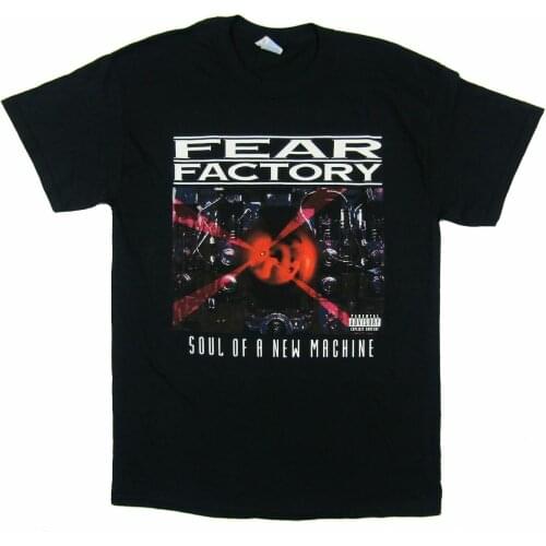 Fear Factory Soul Of A New Machine SOANM Mens Black T Shirt New Official Men And Woman T Shirt