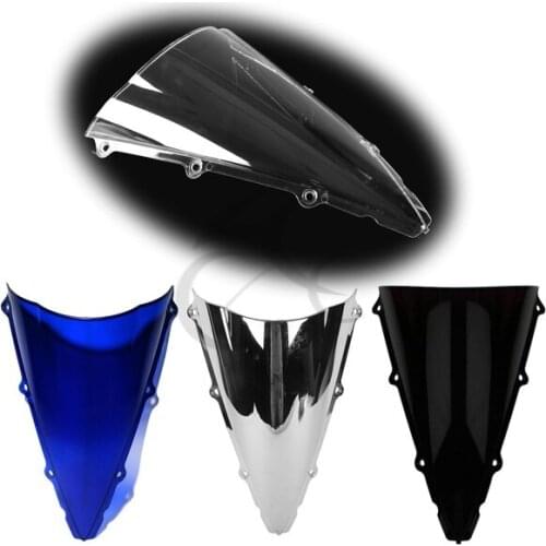 New Windshield Windscreen Dual Bubble For YAMAHA YZF R1 YZF-R1 2002-2003 02 03 Four Colors