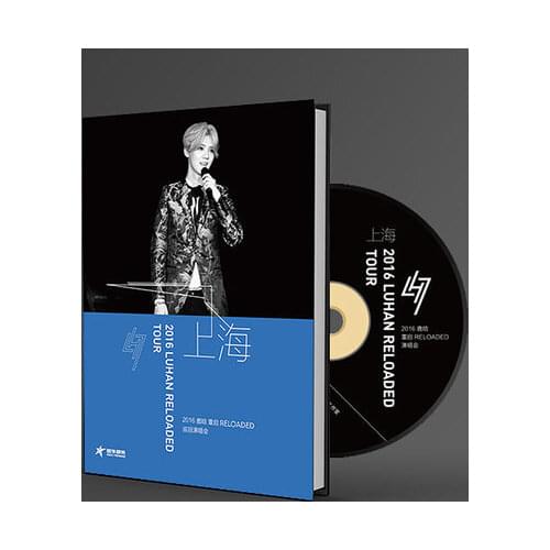 LUHAN music DVD Reloaded 2016 Tour Live in Shanghai ,DVD disc + postcards