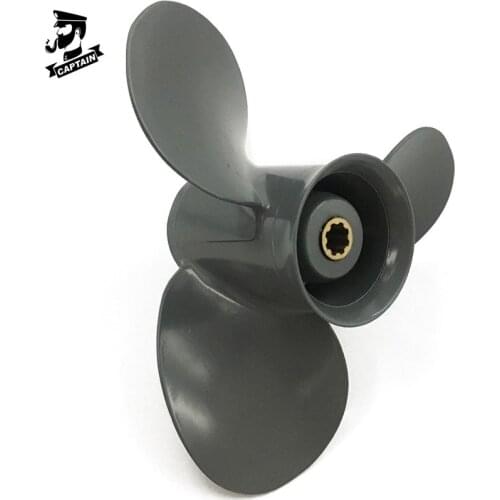 Captain Propeller 9 1/4X9 Fit Honda Outboard Engine BF8D/BF9.9D, BF9.9/BF15A, BF15D/BF20D 8 Tooth Spline RH 58130-ZV4-009AH