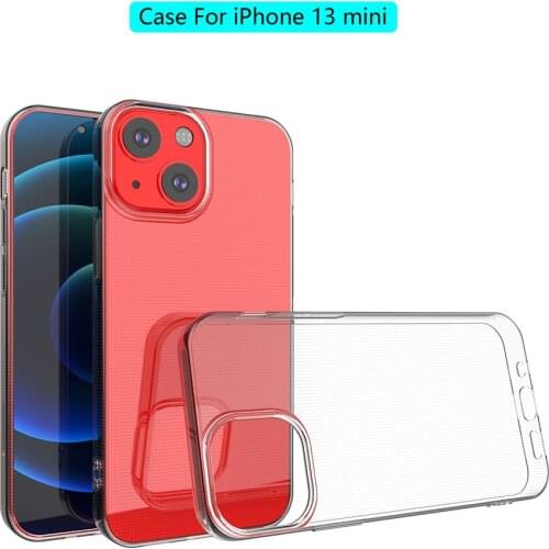 Clear Case For iPhone 13 mini 5.4 inch Soft TPU Transparent Phone Case Protection Cover For iPhone13 mini 13mini Silicone Cases