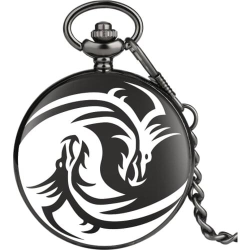 Retro Dragon Pocket Watch for Male Pendant Watches Necklace Clock for Women Gifts Classic Acciessories New Arrivals reloj hombre