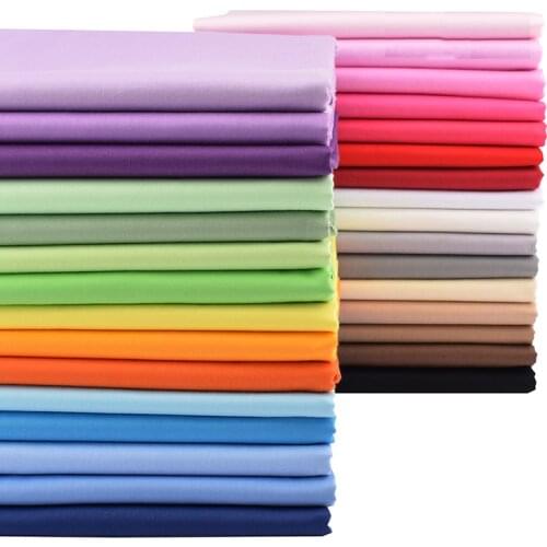 Chainho,32 Solid Color Series,Printed Twill Cotton Fabric,Patchwork Cloth,DIY Sewing&Quilting Material For Baby&Childs Materia