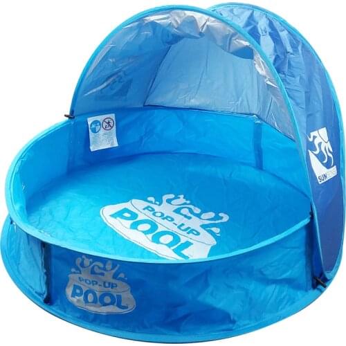 No Inflation Detachable Canopy Waterproof Swimming Pool Water Playing Sun Play Childrens Bath Tub with Sunshade Baby Pool Toys