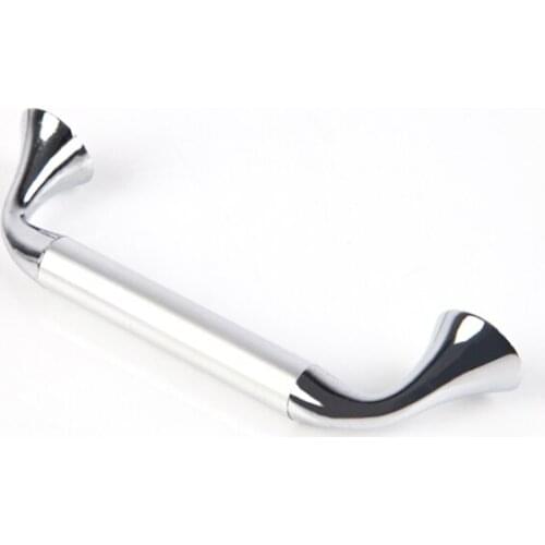 Modern simple kitchen cabinet handle Pastoral cabinet pull Fashion drawer door3.8" handle European zinc alloy furniture knob96mm