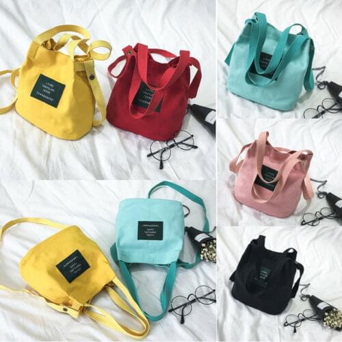 Fashion Women Canvas Travel Bag Pouch Case Ladies Cute Outside Handbag Shoulder Messenger Crossbody Bag Wallet Satchel Purse