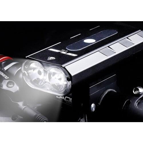 Bike Head Light Rainproof USB Rechargeable LED 4000mAh MTB Front Lamp Headlight Aluminum Alloy Flashlight Bicycle Front Light