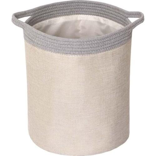 Large Capacity Cotton Rope Dirty Clothes Storage Basket Woven Baby Laundry Baskets for Diaper Toy Blanket Home Decor