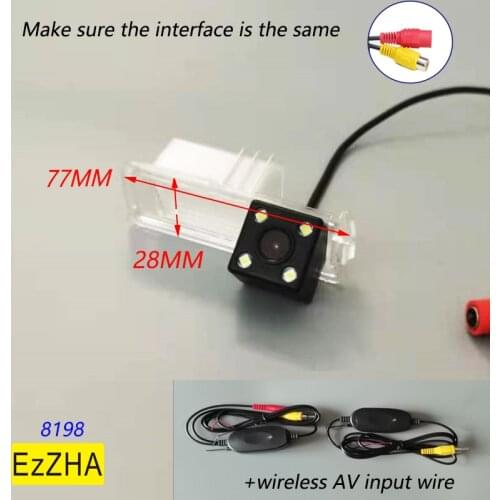 For VW Polo V (6R) Golf 6 VI Passat CC Magotan HD Car CCD 4 LED Night Vision Reverse Backup Parking Waterproof Rear View Camera