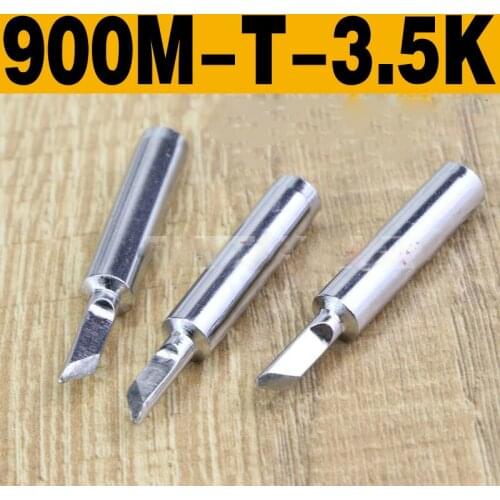 High quality 10pcs /lot Lead-free solder Iron tip 900M-T-3.5K for 936 909 852D soldering rework station