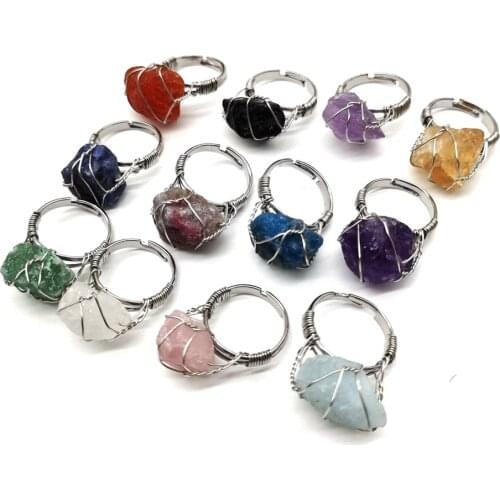 WIW Rings With Crystals